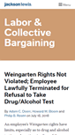 Mobile Screenshot of laborandcollectivebargaining.com